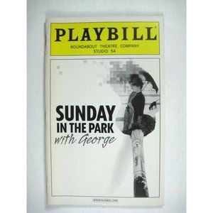 Sunday in the Park Playbill March 2008 Cumpsty George Seurat Daniel Evans